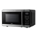 Breakroom Supplies | Avanti MT7V3S 700 Watts 0.7 Cubic Foot Microwave Oven - Black/Stainless Steel image number 0