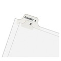 Just Launched | Avery 11911 Avery-Style 11 in. x 8.5 in. '1-ft Label Legal Exhibit Side Tab Divider - White (25/Pack) image number 3