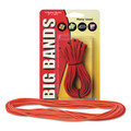 Rubber Bands | Alliance 00700 Size 117B 0.06 in. Gauge Big Bands Rubber Bands - Red (12/Pack) image number 1