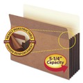 File Jackets & Sleeves | Smead 73390 5.25 in. Expansion Redrope Tuff Pocket Drop-Front File Pockets with Fully Lined Gussets - Letter , Redrope (10/Box) image number 1
