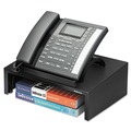 Desktop Organizers | Fellowes Mfg Co. 8038601 Designer Suites 13 in. x 9.13 in. x 4.38 in. Telephone Stand - Black Pearl image number 0