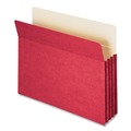 File Jackets & Sleeves | Smead 73231 3.5 in. Expansion Colored File Pockets - Letter Size, Red image number 2