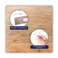 Bulletin Boards | AT-A-GLANCE 89702 12-Month (Jan to Dec): 2026 22 in. x 17 in. Marbled Stone Artwork Marbled Desk Pad - White/Multicolor Sheets, Clear Corners image number 3