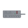 Surge Protectors | Kensington K38218NA Guardian Premium 1080 J Surge Protector with 8 AC Outlets and 6 ft. Cord - Gray image number 3
