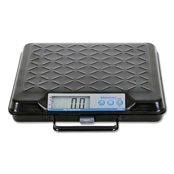 Brecknell GP100 100 lbs. Capacity 12.5 in. x 10.95 in. x 2.2 in. Platform Portable Electronic Utility Bench Scale