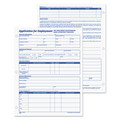 Just Launched | TOPS 32851 11 in. x 8.38 in. Employee Application (50 Forms/Pad, 2 Pads/Pack) image number 0