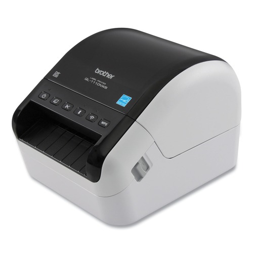 Label Makers | Brother QL1100 QL-1100 6.7 in. x 8.7 in. x 5.9 in. 69 Labels Print Speed Wide Format Professional Label Printer image number 0