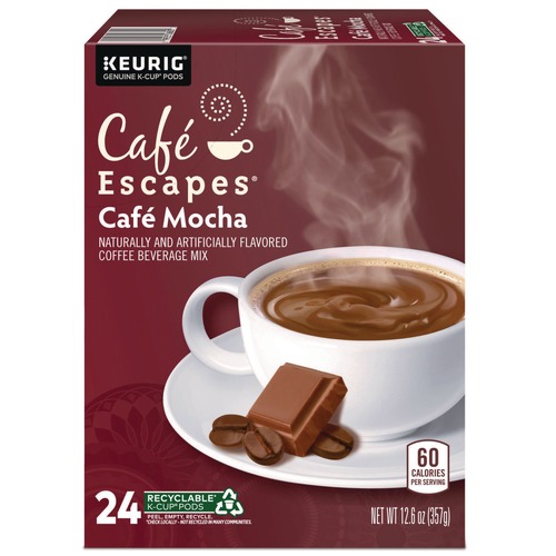 Coffee | Cafe Escapes 5000330123 K-Cups - Mocha (24/Box) image number 0
