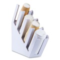 Cups and Lids | Karat C-KDL516W-PP Plastic Sipper Hot Cup Lids Fits 10 oz. to 24 oz. Hot Cups - White (1000/Carton) image number 3