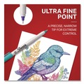 Permanent Markers | Sharpie 2105407 Ultra Fine Tip Permanent Marker Ultra Fine Needle Tip Assorted Colors 24/Pack image number 2