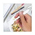 Cutlery | SOLO HSWF-0007 Impress Heavyweight Full-Length Polystyrene Plastic Cutlery Fork - White (1000/Carton) image number 3