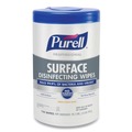 Cleaners & Chemicals | PURELL 9342-06 1-Ply 7 in. x 8 in. Fresh Citrus Professional Surface Disinfecting Wipes - White (6 Canisters/Carton) image number 1
