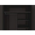 Office Filing Cabinets & Shelves | Tennsco J2478SUC-BLK 48 in. x 24 in. x 78 in. Jumbo Combination Steel Storage Cabinet - Black image number 4
