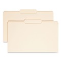 File Folders | Smead 15332 0.75 in. Expansion 1/3-Cut Tabs Center Position Legal Size File Folders - Manila (100/Box) image number 0