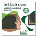 Frames | Geographics 49029 9.75 in. x 12.5 in. Certificate/Document Cover - Black With Gold Foil (5/Pack) image number 3