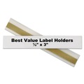 Labels | C-Line 87607 0.5 in. x 3 in. Top Load Self-Adhesive Label Holders - Clear (50/Pack) image number 1