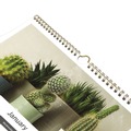 Bulletin Boards | Blueline C173121 12-Month (Jan to Dec): 2026 12 in. x 17 in. Minimalistic Artwork Wall Calendar - White/Multicolor Sheets image number 2