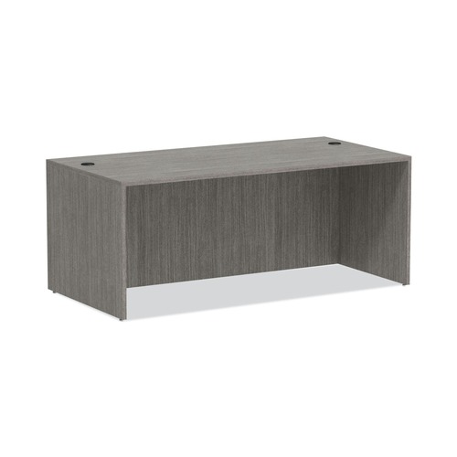 Office Desks & Workstations | Alera ALEVA217236GY 71 in. x 35.5 in. x 29.63 in. Valencia Series Straight Front Desk Shell - Gray image number 0