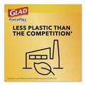Trash Bags | Glad 22541 ForceFlex Kitchen Drawstring Trash Bags, Drawstring, 13 gal, Unscented, 23.47 x 25.38, White, 110 Bags/Box, 3 Boxes/Carton image number 7