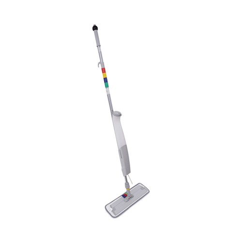  | Boardwalk BWKBWMS16MFM 59 in. Bucketless Microfiber Mop System Kit - Gray image number 0