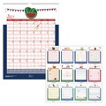 Bulletin Boards | House of Doolittle 3395 12-Month (July to June): 2025 to 2026 12 in. x 16.5 in. Illustrated Seasons Artwork Academic Year Recycled Seasonal Wall Calendar image number 0