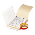 File Folders | Smead 35600 Stackable 1/5-Cut Bottom Tab Folder Dividers with 1 Fastener - Letter Size/Manila (50/Pack) image number 5