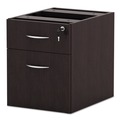 Office Desks & Workstations | Alera ALEVA552222ES 15.63 in. x 20.5 in. x 19.25 in. Valencia Series 2-Drawer Hanging File Pedestal - Espresso image number 2