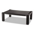 Back to School Sale | Kantek MS500 20 in. x 13-1/4 in. Height-Adjustable Wide Two-Level Stand - Black image number 0