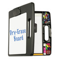 Clipboards | Officemate 83382 0.5 in. Clip Capacity Portable Dry Erase Clipboard Case, Holds 8.5 x 11 Sheets - Charcoal image number 1