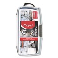 Office & Office Supplies | Maped Helix 897010 10-Piece Metal/Plastic Compass and Geometry Set - Black/Clear image number 0