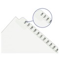 Dividers & Tabs | Avery 01340 25-Tab '251 - 275-ft Label 11 in. x 8.5 in. Preprinted Legal Exhibit Side Tab Index Dividers - White (1-Set) image number 2
