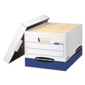 Boxes & Bins | Bankers Box 0724314 12.75 in. x 16.5 in. x 10.38 in. R-KIVE Heavy-Duty Letter/Legal Storage Boxes - White (20/Carton) image number 0