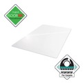 Office Chair Mats | Floortex ER1115223ER Cleartex Ultimat 48 in. x 60 in. Polycarbonate Chair Mat for Low/Medium Pile Carpet - Clear image number 1