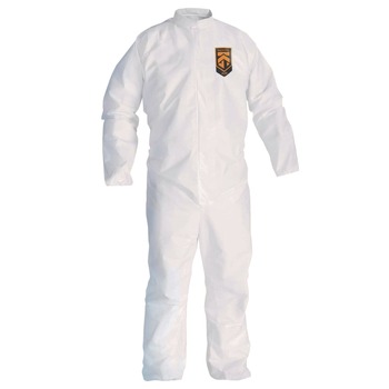 Ansell KCC 46006 A30 Breathable Splash and Particle Protection Coveralls - Triple Extra Large, White (21/Carton)