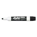 Washable Markers | EXPO 82001A Low-Odor Bullet Tip Dry-Erase Marker - Medium/Black (1-Dozen) image number 2
