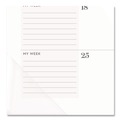 Bulletin Boards | AT-A-GLANCE 1606704 21.75 in. x 17 in. 12-Month (Jan-Dec): 2026 WorkStyle Monthly Desk Pad Calendar - White Sheets, Teal Headband/Clear Corners image number 3