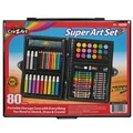 Arts & Crafts Supplies | Cra-Z-Art 110076 Super Art Set (80/Set) image number 1