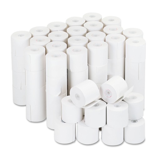 Copy & Printer Paper | Universal UNV35705 0.5 in. Core 2.25 in. x 126 ft. Impact and Inkjet Print Bond Paper Rolls - White (100/Carton) image number 0