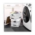 Boxes & Bins | Bankers Box 0070333 STOR/FILE 12 in. x 16.25 in. x 10.5 in. Basic-Duty Storage Boxes - White (20/Carton) image number 4