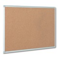 Office Presentation Supplies | MasterVision CA051790 Earth 48 in. x 36 in. Cork Board - Tan Surface/Satin Aluminum Frame image number 1