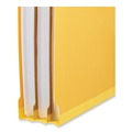 Back to School Sale | Universal UNV10319 2 Dividers 6 Fasteners Deluxe Six-Section Pressboard End Tab Classification Folders - Letter Size, Yellow (10/Box) image number 3