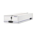 Mailing Boxes & Tubes | Bankers Box 00005 LIBERTY 11 in. x 24 in. x 5 in. Check and Form Boxes - White/Blue (12/Carton) image number 1