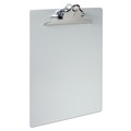 Clipboards | Saunders 22519 1 in. Clip Capacity 8.5 in. x 14 in. Aluminum Clipboard with High-Capacity Clip - Silver image number 1