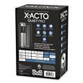 Pencil Sharpeners | X-ACTO 1612X 3 in. x 5 in. x 9 in. AC-Powered Quiet Pro Electric Pencil Sharpener - Black/Silver/Smoke image number 3