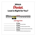 Pencils | Pentel C29BPHB3 0.9 mm Super Hi-Polymer HB Lead Refills - Black (90/Pack) image number 4