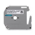 Labels | Brother P-Touch M131 0.47 in. x 26.2 ft. M Series Tape Cartridge for P-Touch Labelers - Black on Clear image number 0