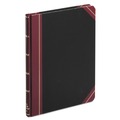 Notebooks & Pads | Boorum & Pease 21-150-R 10.13 x 7.78 Sheets Extra-Durable 5-Column Accounting Bound Book - Black/Maroon/Gold Cover image number 0