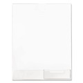 Desk Shelves | Deflecto 590601 8.5 in. x 4.5 in. x 11 in. Superior Image Slanted Sign Holder with Business Card Holder - Clear image number 1