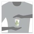 Cups and Lids | SOLO R9BB-JD110 Bare Eco-Forward 9 oz ProPlanet Seal Paper Cold Cups - Green/White (100/Sleeve, 20 Sleeves/Carton) image number 3