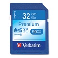 Office Electronics & Batteries | Verbatim 96871 UHS-I V10 U1 Class 10 32 GB up to 90 MB/S Read Speed Premium SDHC Memory Card image number 0